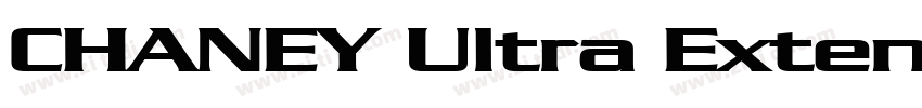 CHANEY Ultra Extende字体转换
